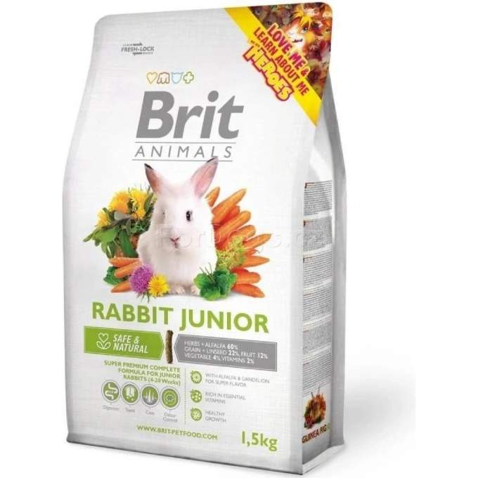 EXP SLEVA Brit Animals Rabbit Junior 1,5 kg