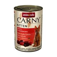 Animonda carny Kitten hovězí, krůtí srdce 400 g