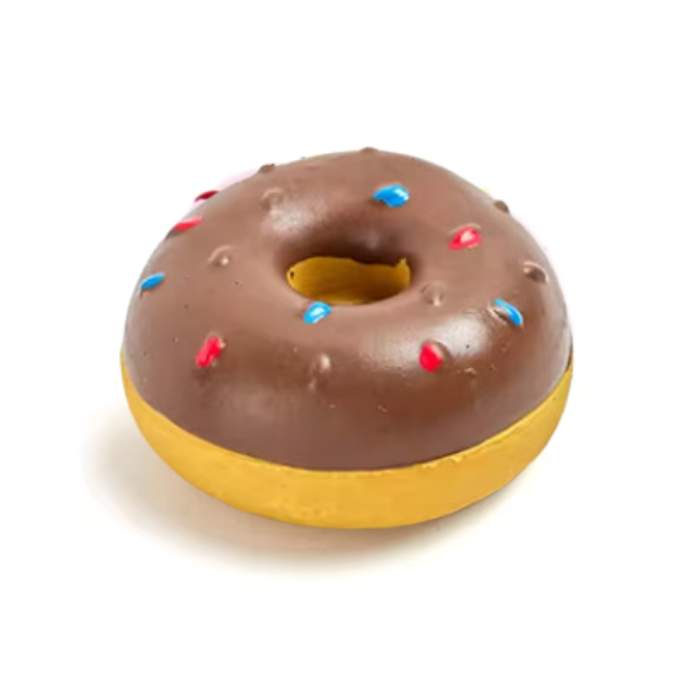 Jofi latexová hračka Donut hnědá, 5cm