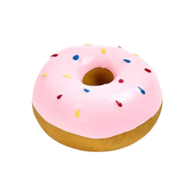 Jofi latexová hračka Donut růžová, 5cm