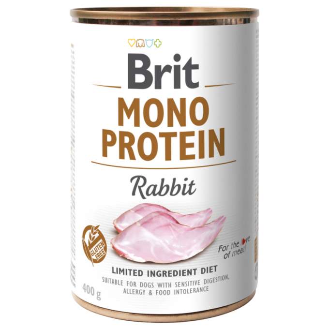 Konzerva Brit Monoprotein Rabbit 400g