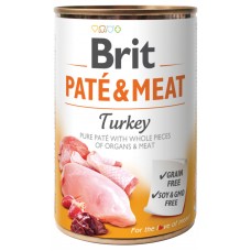 Konzerva Brit Paté & Meat Turkey 400g