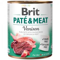 Konzerva Brit Paté & Meat Venison 800g