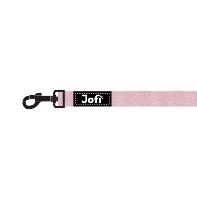 Jofi vodítko pro psy Teddy Pink, M, 2x152cm