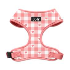 Jofi postroj pro psy Pink Hearts, S