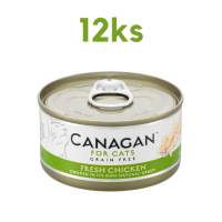 Canagan Cat konzerva Kuře 12 x 75 g