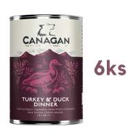 Canagan krůta a kachna 6 x 400g