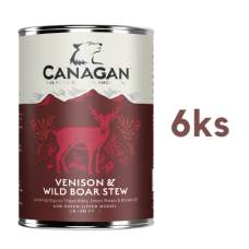 Canagan zvěřina a divočák 6 x 400g